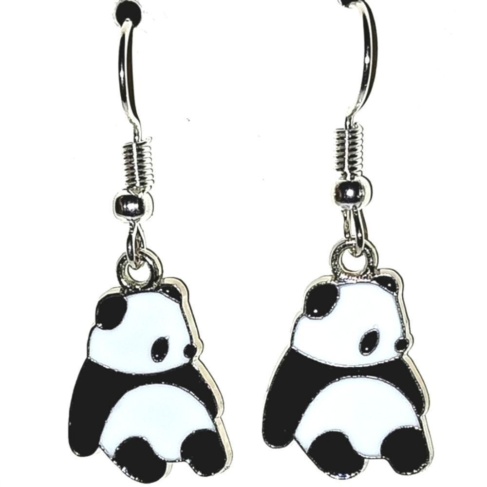 Hand crafted Panda Earrings for Adults and Kids